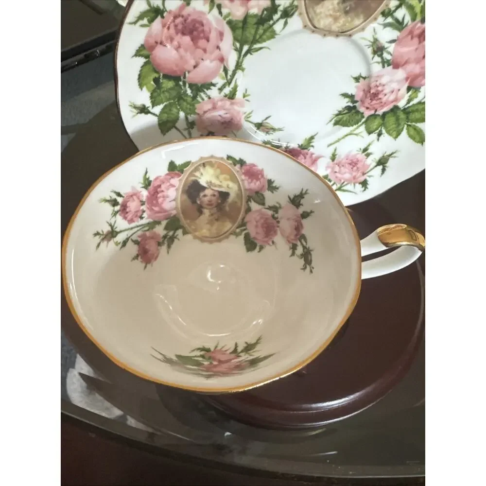 Honor Society Mrs. P.F.E. Albee 1991 Commemorative Tea Cup & Saucer Set (no box)
